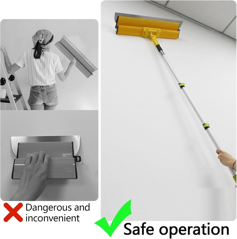 YLTOLOO Drywall Skimming Blade Handle Adapter, Only Compatible with Skimming Blade Tools, 180°Adjustable Blade Handle Bracket Tool - Image 5
